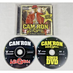 CAM'RON Killa Season CD Bonus DVD Limited Edition RARE Hip Hop Gangsta Rap 2006